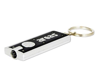 1 LED Schlüsselanhänger, eckig